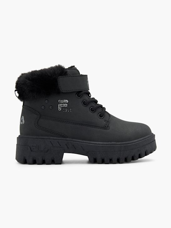 Čizme fila čipka-up crne boje deichmann