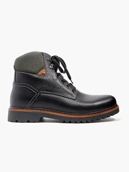 tenisice am shoe čipka-up crne boje deichmann