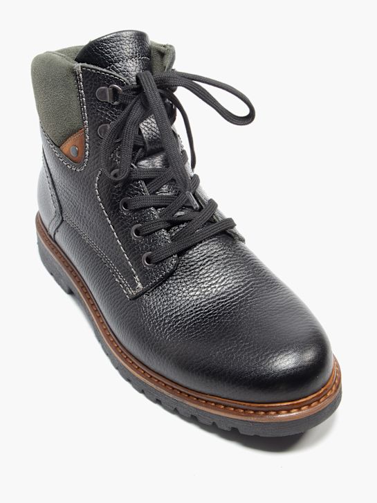 tenisice am shoe čipka-up crne boje deichmann