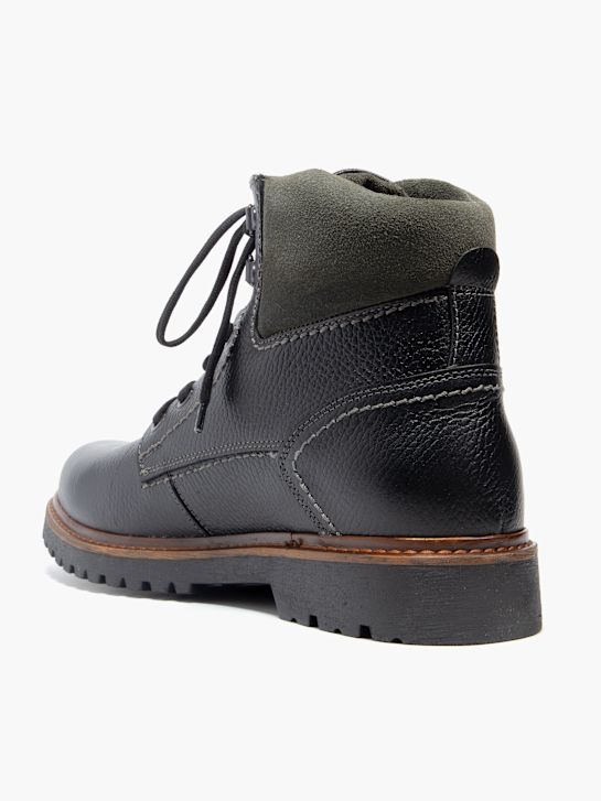 tenisice am shoe čipka-up crne boje deichmann