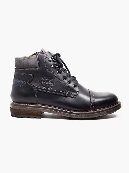tenisice am shoe čipka-up crne boje deichmann