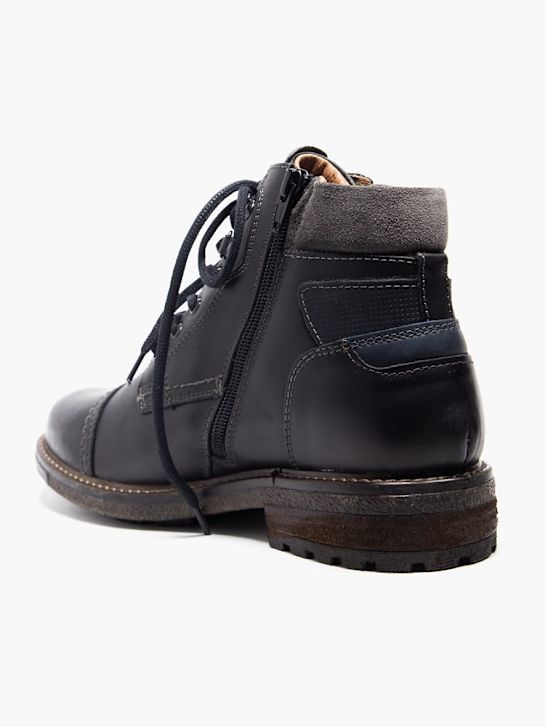 tenisice am shoe čipka-up crne boje deichmann