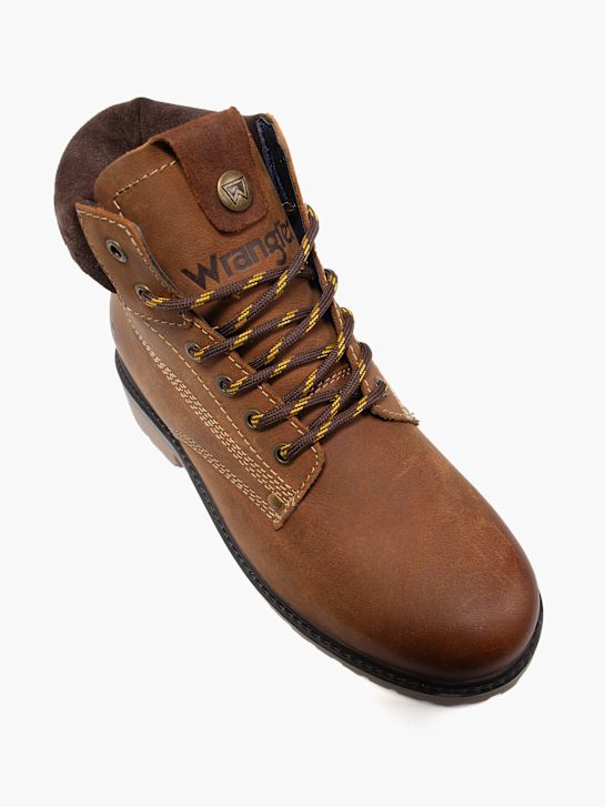 cipele wrangler čipka-up smeđe boje deichmann