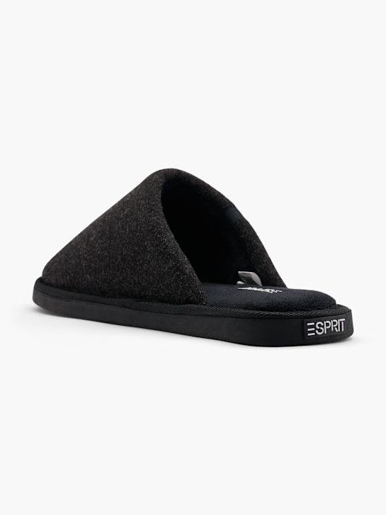 kućne papuče esprit crne boje deichmann