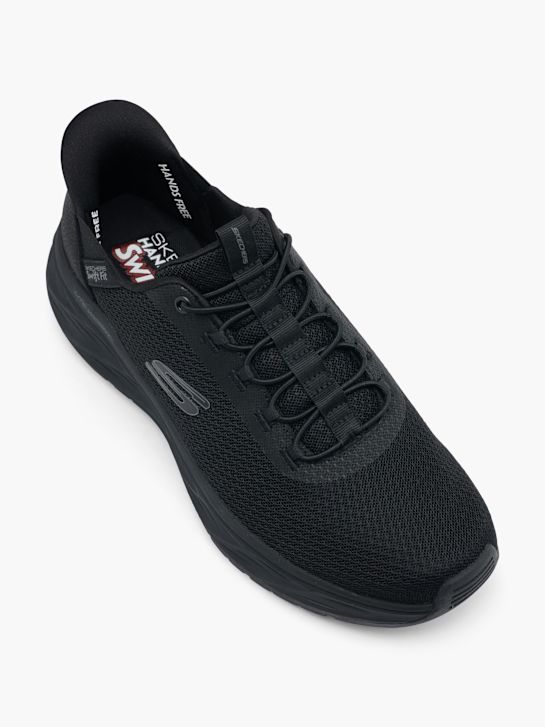 tenisice skechers venture ride swift fit slip-on trener crne boje deichmann