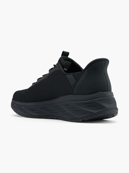 tenisice skechers venture ride swift fit slip-on trener crne boje deichmann