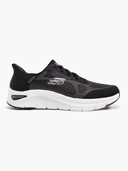 trener skechers arch comfort amp swift fit crna deichmann