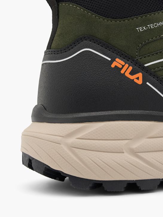Čizme fila čipka-up maslinovog boje deichmann