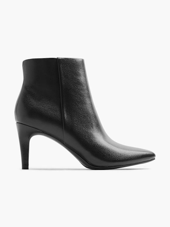 klasične čizme za modnu pistu crne boje deichmann