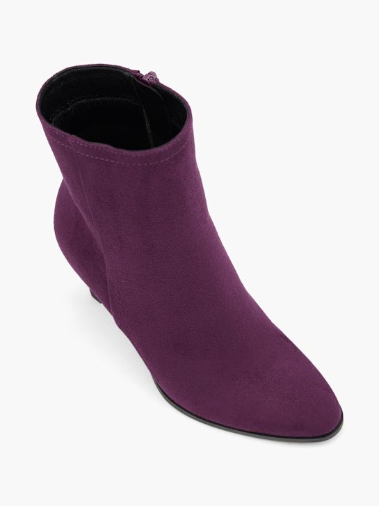 klasične čizme za modnu pistu ljubičaste boje deichmann