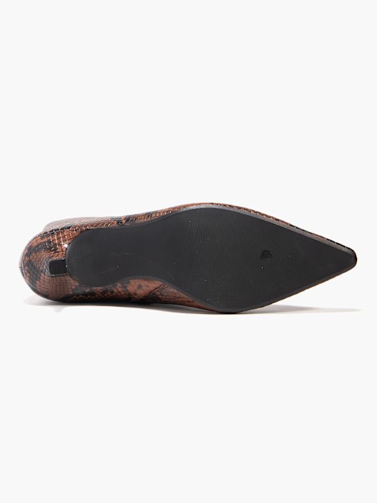 Подиумные čizme do koljena smeđe boje deichmann