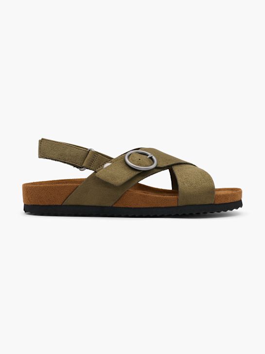 sandale graceland kaki deichmann