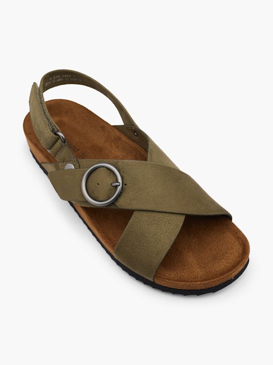 sandale graceland kaki deichmann