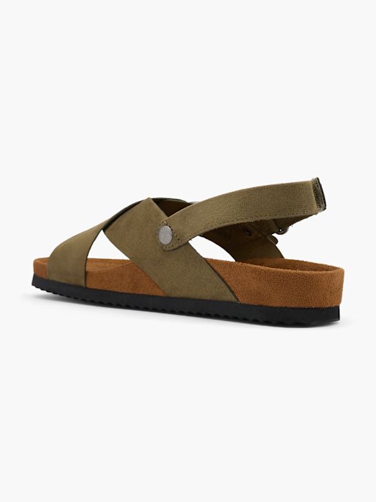 sandale graceland kaki deichmann