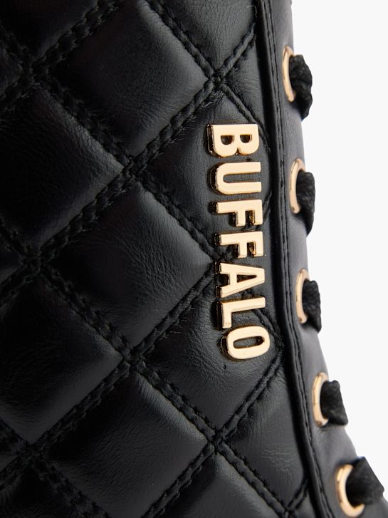 cipele čipka-up buffalo crne boje deichmann