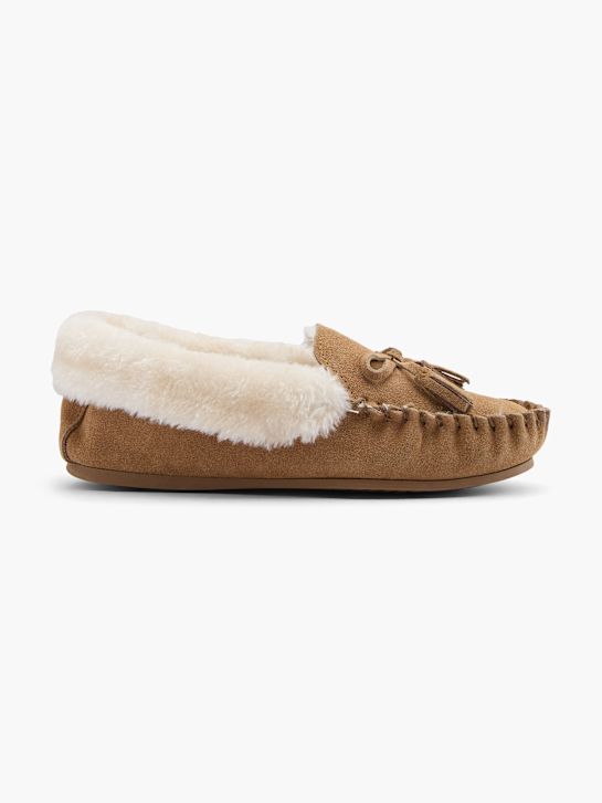 pliš papuče hush puppies bež boje deichmann