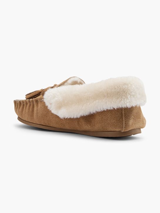 pliš papuče hush puppies bež boje deichmann