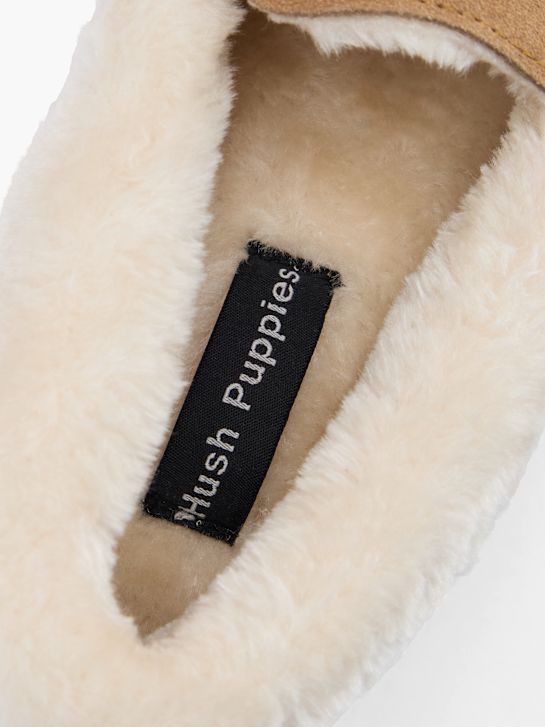 pliš papuče hush puppies bež boje deichmann