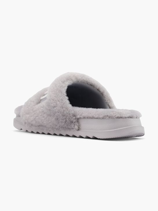 pliš papuče esprit sive boje deichmann