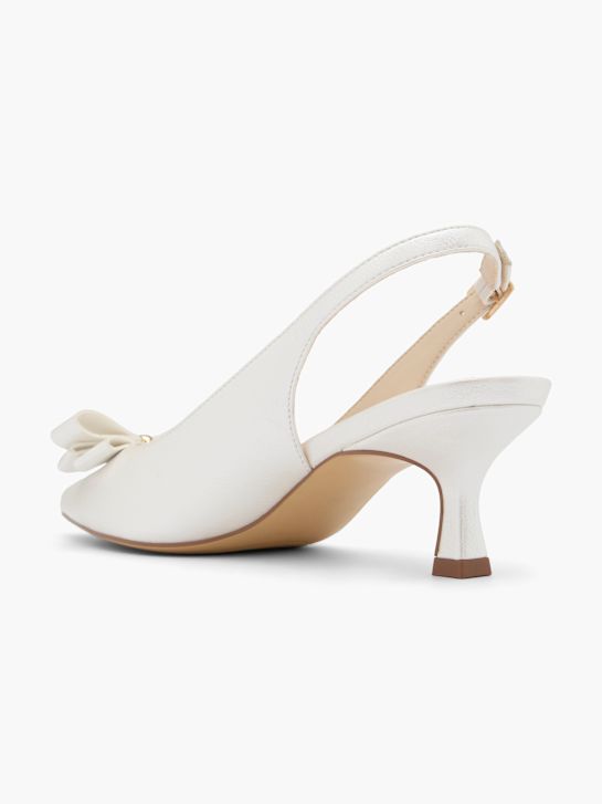 Подиумная босоножка na visoku petu bijele boje deichmann