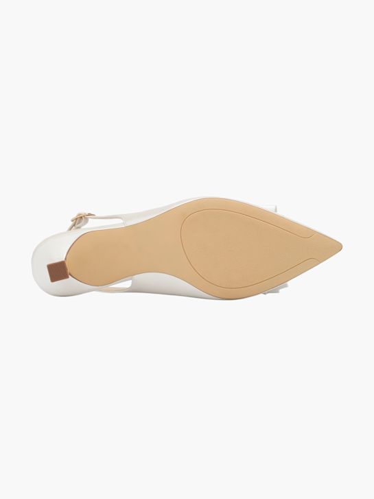 Подиумная босоножка na visoku petu bijele boje deichmann