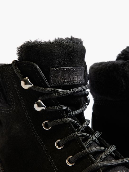 cipele landrover čipka-up crne boje deichmann