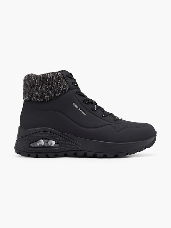 Čvrste cipele skechers uno čipka-up crne boje deichmann