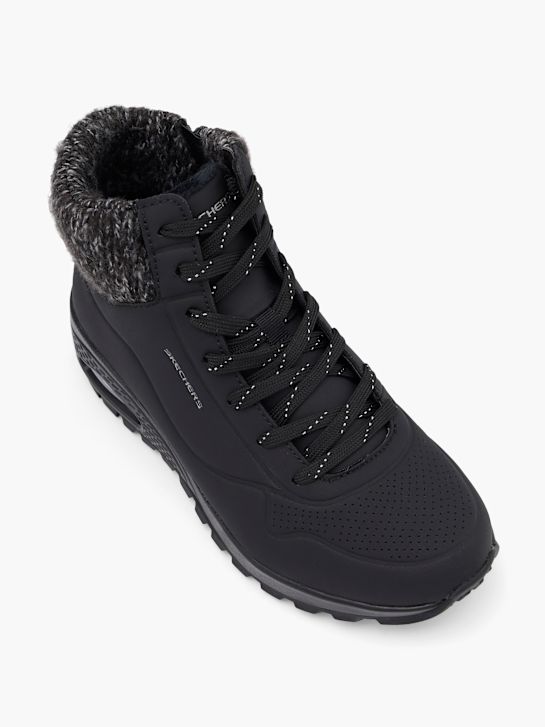 Čvrste cipele skechers uno čipka-up crne boje deichmann