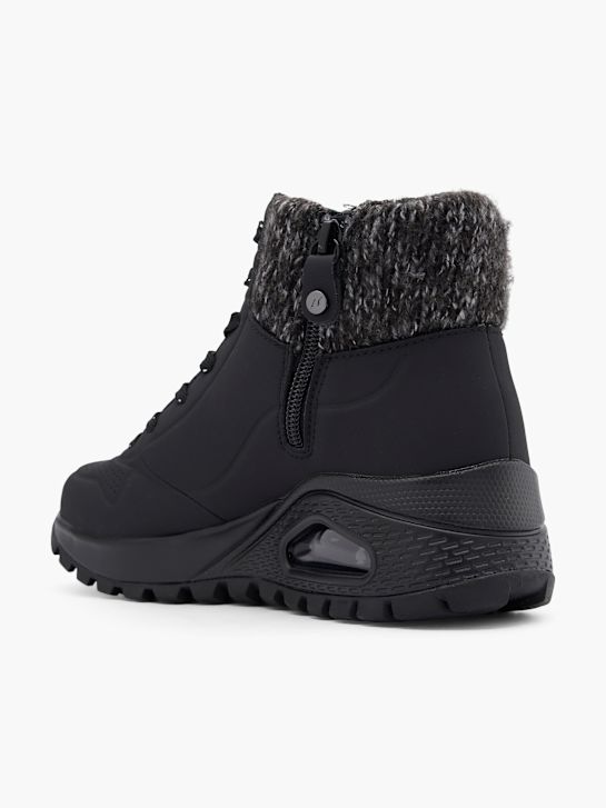 Čvrste cipele skechers uno čipka-up crne boje deichmann